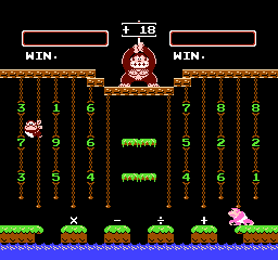 Donkey Kong Jr. Math NES Game